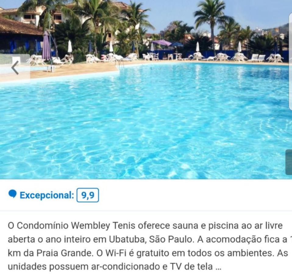 Ubatuba Apto. Wembley Tenis Leilighet Eksteriør bilde